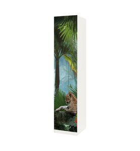 Schrankaufkleber Pax Tiere im Dschungel, pax_groesse:1 Tür 201cm hoch