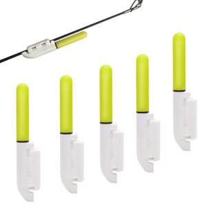 5 Stücke Nachtangeln Rutenspitze Lichter Knicklichter Angeln Schwimmt Wasserdicht Glow Stick LED Leuchtstäbe Angeln für Nachtangeln Meeresangeln