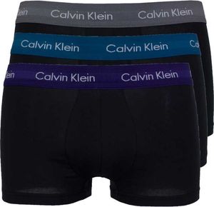 Calvin Klein Herren 3er Pack Low Rise Trunks, Schwarz M