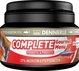 Dennerle Fischfutter Complete Gourmet Menu 100 ml - Hauptfutter für Zierfische in Granulatform