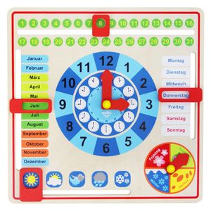 Lernuhr Uhr Spielzeug mit Stunden Minutenzeigern für Vorschule und Haus 
