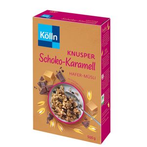 Müsli Knusper Schoko-Karamell 500 g von Kölln