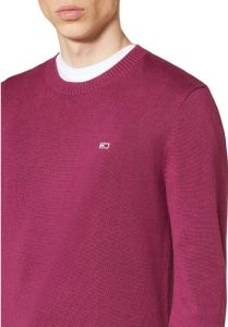 Tommy Hilfiger Jeans Lila regelmäßiger Fit Pullover Strickpullover – Xl