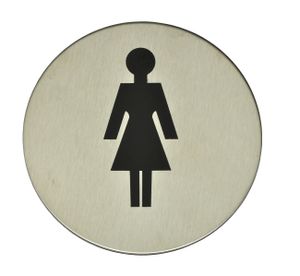 Türschild-selbstkl."Damen/Herren Toiletten" Alu.Schild-160x40 mm Hinweisschilder 
