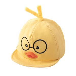 Kinder Baseball Kappe Sommer Mütze Mädchen Jungen Kappe Outdoor Sport Sonnenhut Schnelltrocknend Hut UV Schutz (Gelb)