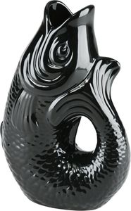 Giftcompany Geschenke Vertriebsgesellschaft mbH Monsieur Carafon Vase / Karaffe Fisch S schwarz 1,2l