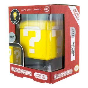 Paladone Products Super Mario 3D Lampe Fragezeichen-Block 10 cm PP4372NN