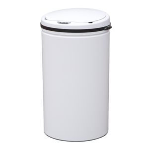 SVITA Sensor-Mülleimer 30L Stahl Mülleimer mit Sensor Elektrischer Abfalleimer Küche Automatik Mülleimer mit Sensor Weiß