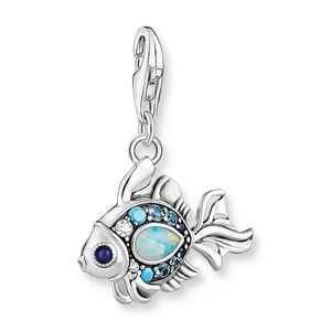 Thomas Sabo 1884-945-7 Charm-Anhänger Fisch mit blauen Steinen