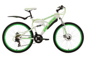 Mountainbike Fully 26" Bliss weiß-grün RH 47 cm KS Cycling