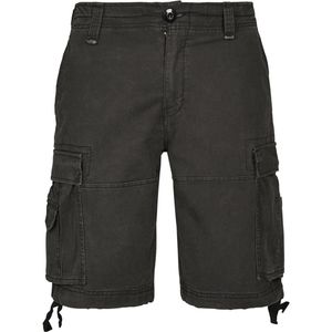 Brandit - Vintage Shorts Classic Schwarz 2002 Pants Cargo Bermuda kurze Hose Military Black Größe L