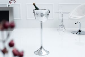Chladnička na šampaňské Champagne 75cm stříbrná 38068