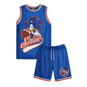 Sonic The Hedgehog - Set Trikot und Shorts für Jungen NS8305 (128) (Blau)