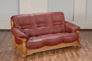 Max Winzer Tennessee Sofa 3-Sitzer - Farbe: rot - Maße: 205 cm x 95 cm x 95 cm; 2919-7100-9210023-F04