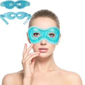 2Stk Augenmaske Kühlend Kühlbrille, Gel Augenmaske Kühlend Augen Kühlpads mit Gelperlen, Cooling Eye Mask