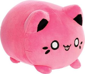Chutná broskyňa - plyšový maskot 9 cm Živo ružové mňauči
