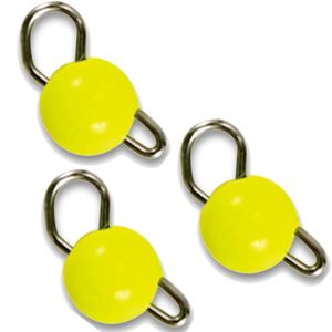 Paladin Tungsten Cheburashka flexibler Jigkopf - 3 Jigheads, Gewicht / Farbe:0.6g / gelb