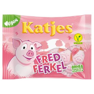 Katjes Fred Piglet cukier w piance z gumami owocowymi dla wegetarian 200g