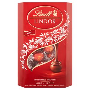 Pralinky z mliečnej čokolády Lindt Lindor s náplňou 337 G