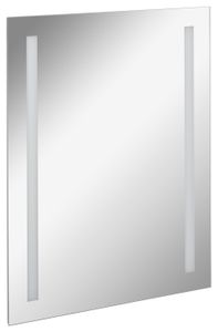 FACKELMANN LED Spiegel linear MIRRORS / Wandspiegel mit LED-Beleuchtung / Maße (B x H x T): ca. 60 x 75 x 2 cm / hochwertiger Badspiegel / moderner Badezimmerspiegel / Breite 60 cm