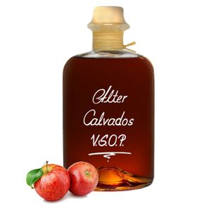Alter Calvados V.S.O.P. 1L Aromatisch & sehr weich 40% Vol. Apfel Brand Normandie