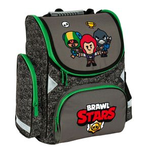 BRAWL STARS Schulranzen Set 3-teilig mit Turnbeutel Gaming Schultasche für Jungen 1. Klasse