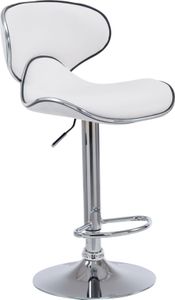 CLP Barhocker Las Vegas V2 mit Fußstütze,weiß chrom CLP Barhocker Las Vegas V2 mit Fußstütze,weiß chrom