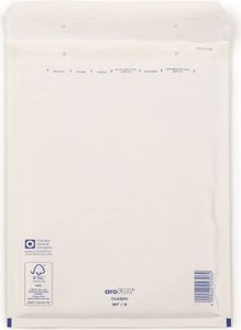 100 aroFOL® CLASSIC Luftpolstertaschen W7/G weiß für DIN A4