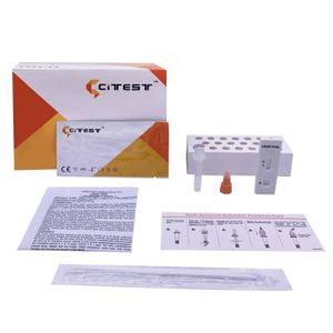 CITEST Diagnostics COVID-19 Antigen Rapid Test (Swab) Laientest AT1350/21 - Selbsttest – 25er Pack- CE 1434