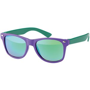 Gil Jungen Kinder Sonnen Brille Designer Modern Cool Abgefahren 30408 Grün/Lila