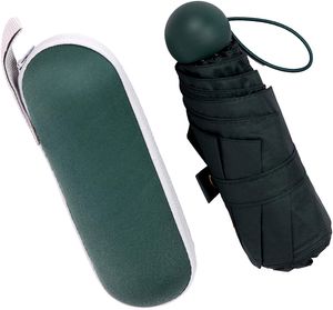 Mini Regenschirm - Pocket Taschenschirm - UV-undurchlässig inkl,Wasserabweisende Teflon-Beschichtung,Mini, Leicht & Kompakt, windsicher