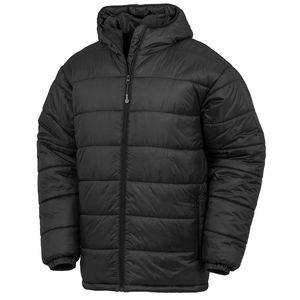 Result Genuine Recycled - Parka polstrovaná pre mužov/dámy Unisex RW10100 (XL) (Black)