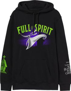 Nightmare Before Christmas - mikina s kapucňou "Full Of Spirit" pre mužov/dámy Uni RO5258 (S) (Black)