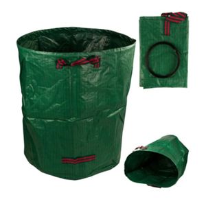 KIK KX4843 Vak na zahradní odpad 272 litrů zelený