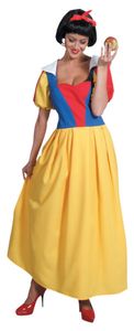 M205123-S mehrfarbig Damen Schneewittchen Kleid lang Prinzessin Gr.S