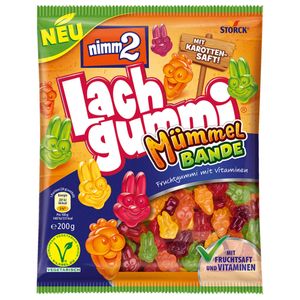 Nimm2 Lachgummi Mümmelbande mit Karottensaft und Vitaminen 200g