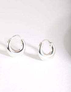 Lovisa - Silberne Mini-Mollige-Ohrringe