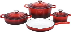 Carl Schmidt Sohn Xanten Premium Red Topfset, Gusseisen, 4-teilig, rot