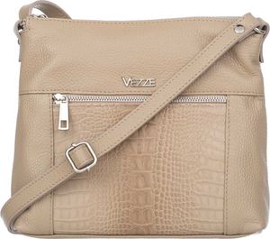 Selvaggia Handtasche aus Leder - 2 Hauptfäche - Reißverschlusstaschen - verstellbare Schulterrieme - Beige Selvaggia Handtasche aus Leder - 2 Hauptfäche - Reißverschlusstaschen - verstellbare Schulterrieme - Beige