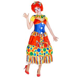Frauenkostüm Clown Fridoline - XXL