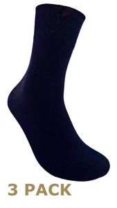 Unisex Socken "Bambus" - 3 Paar marine-39/42