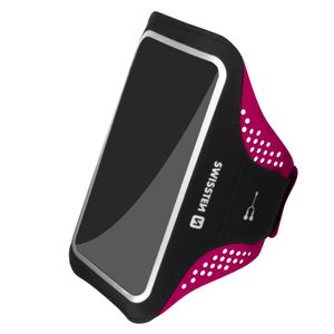 Športové púzdro na telefón Swissten ARMBAND CASE vel. 7,0" - ružové