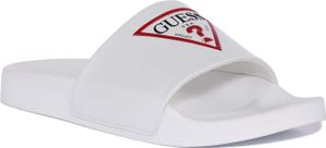 Guess Colico Herren PolyurethanSlide Sandale Weiß – 7,5 UK - 41 EU - 8 US / Weiß