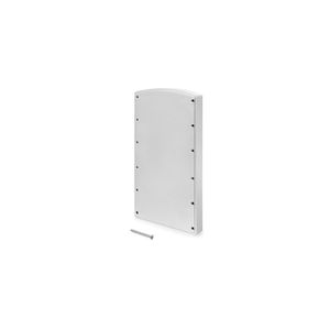 Emuca Seitlicher Abstandhalter für Kleiderlift für Garderoben Hang, Grau metallic, Kunststoff, 7085025