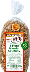 Werz 4-Korn Mandel Crunchy Vollkorn Knuspermüsli glutenfrei -- 250g