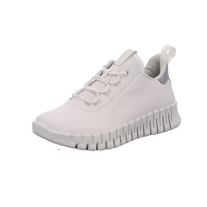 Ecco GRUUV Damenschuhe - bequeme Schnür- Halbschuhe weiß Freizeit NEU