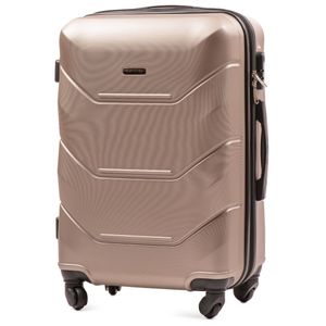 Cestovní kufr, skořepinový ,Wings 17,bronzový,střední,66x43x25