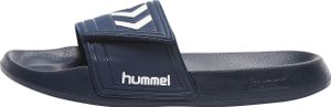 Hummel LARSEN SLIPPER VC - DRESS BLUE/WHITE - 44