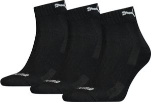 Puma - Čtvrteční ponožky 3P - Kotníkové ponožky černé