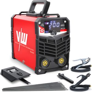 ARC 200 Elektrodenschweißgerät-Set – Komplettes Zubehör für vielseitiges MMA/ARC-Schweißen